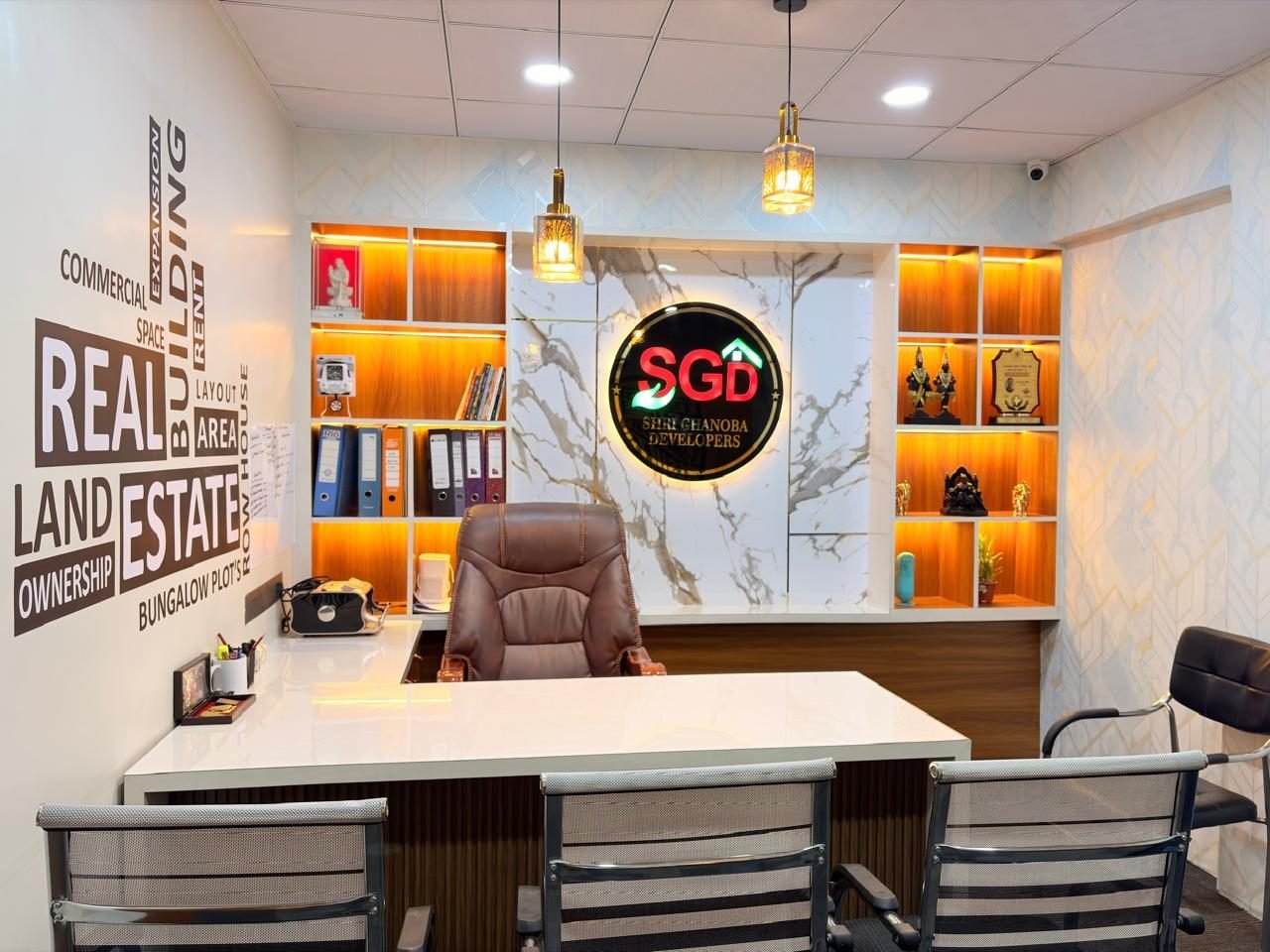 Shri Ghanoba Developers office reception