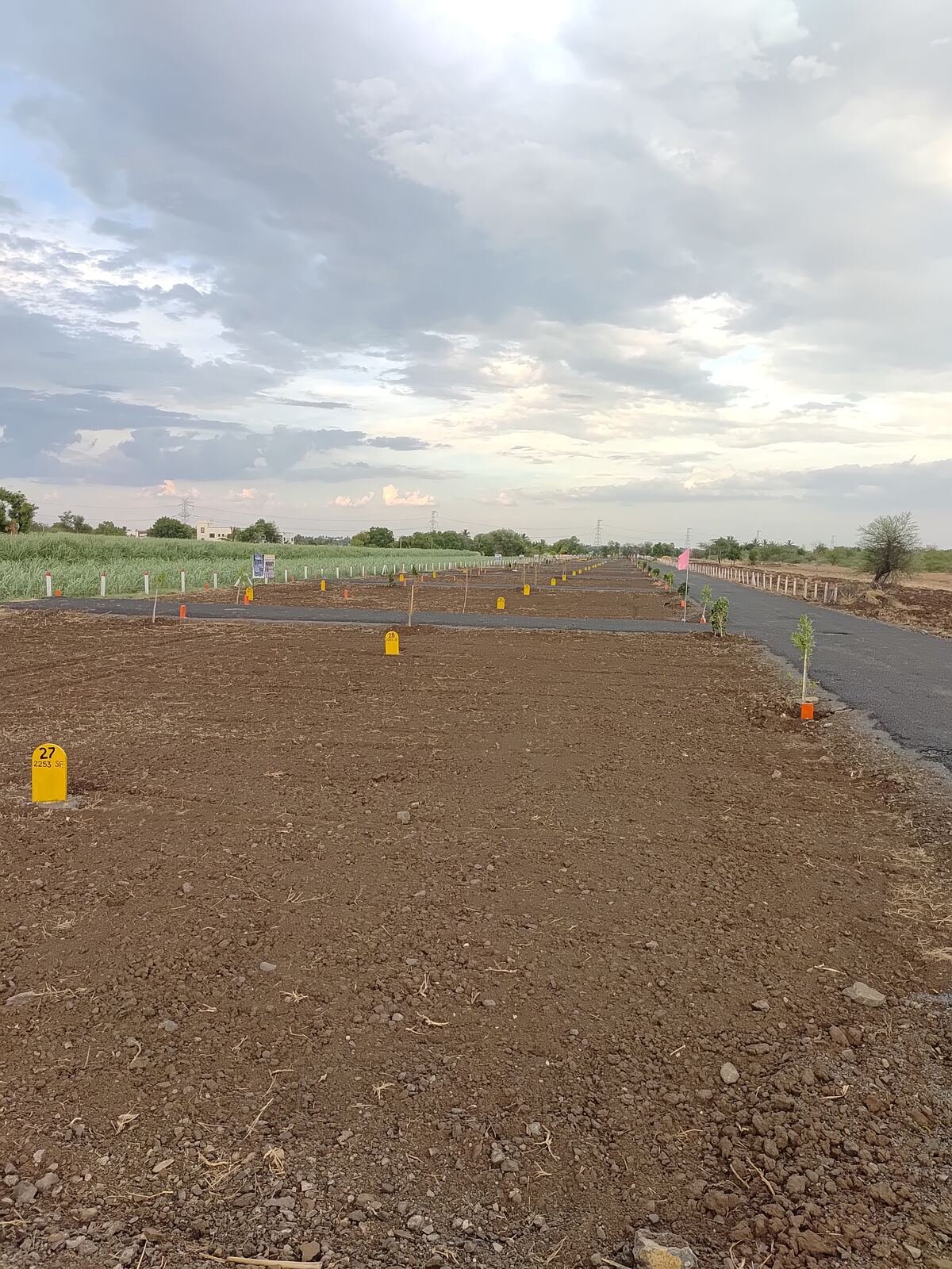 Layout internal road